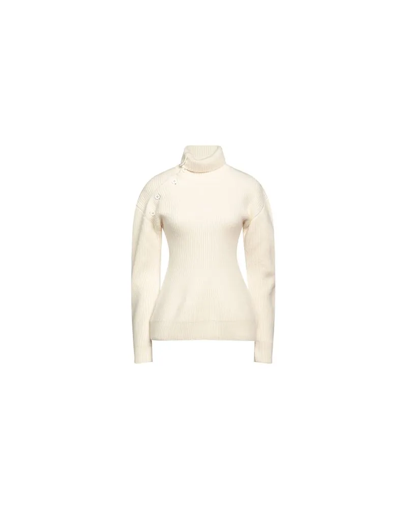 Jil Sander STRICKWAREN - Rollkragenpulloverauf YOOX.COM Elfenbein