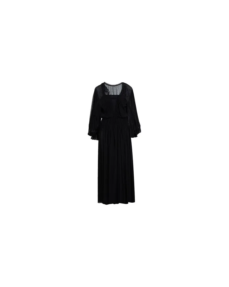 Le Petit Trou KLEIDER - Maxi-Kleiderauf YOOX.COM Schwarz