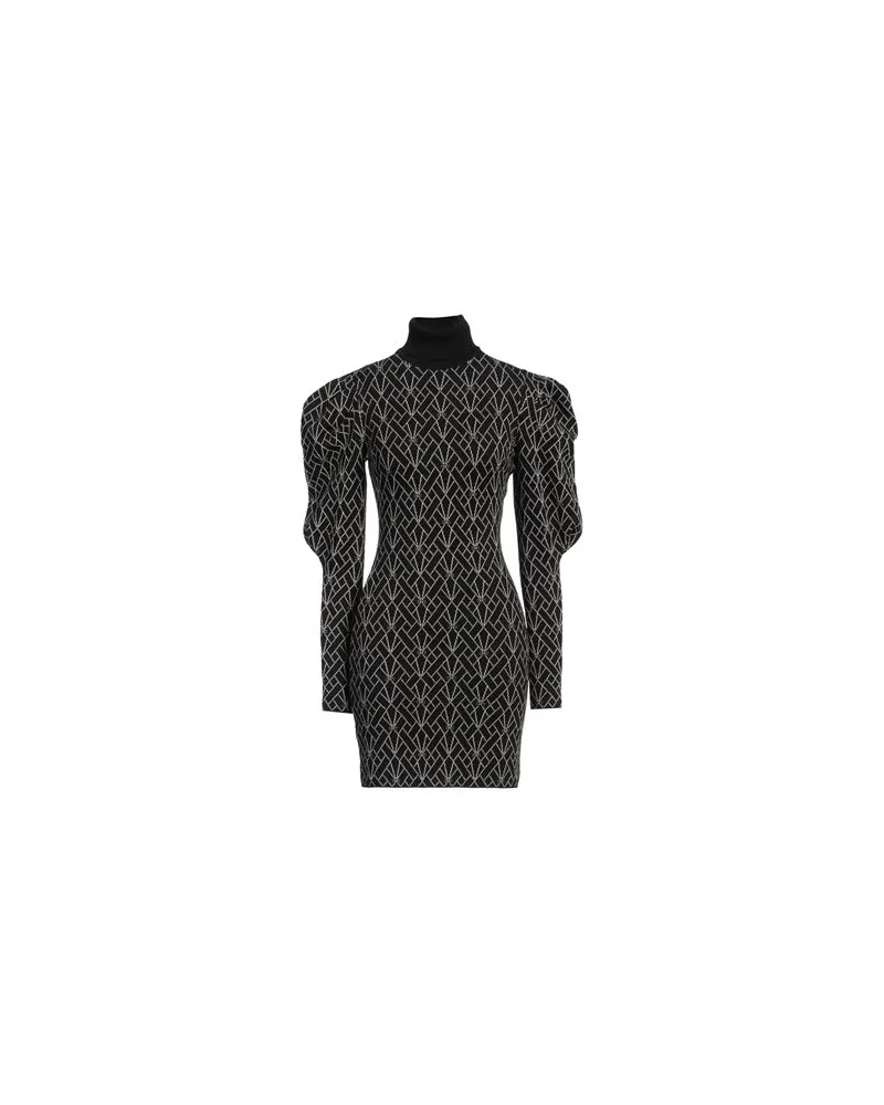 Elisabetta Franchi KLEIDER - Mini-Kleiderauf YOOX.COM Schwarz