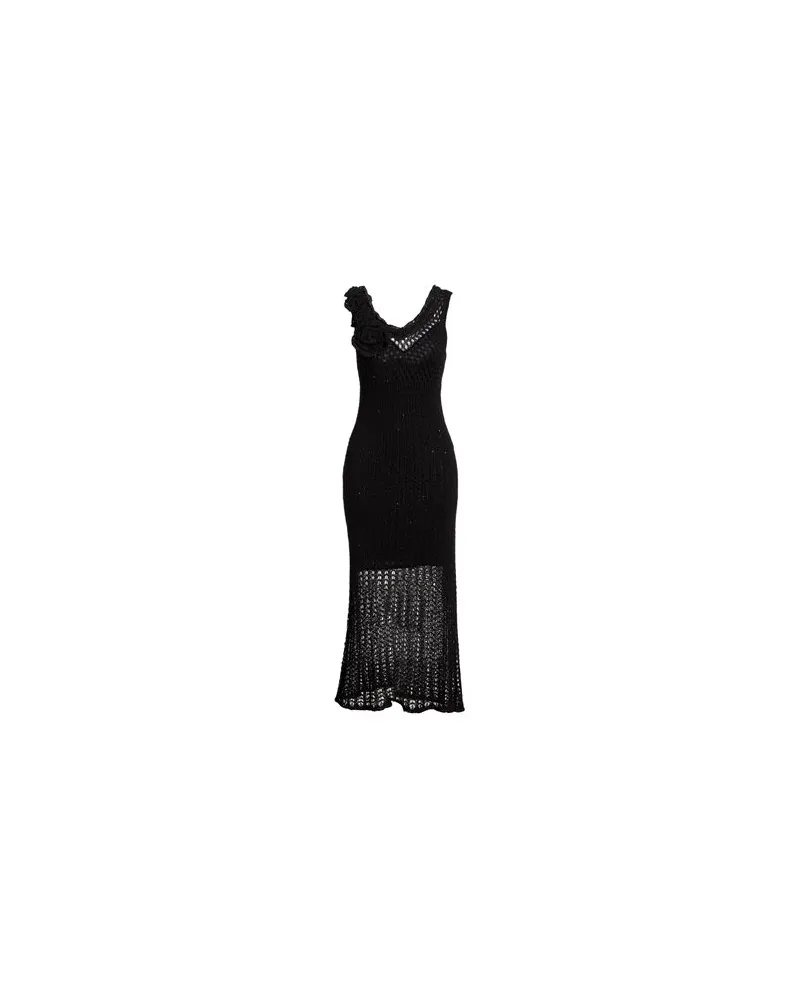 Ermanno Scervino KLEIDER - Maxi-Kleiderauf YOOX.COM Schwarz