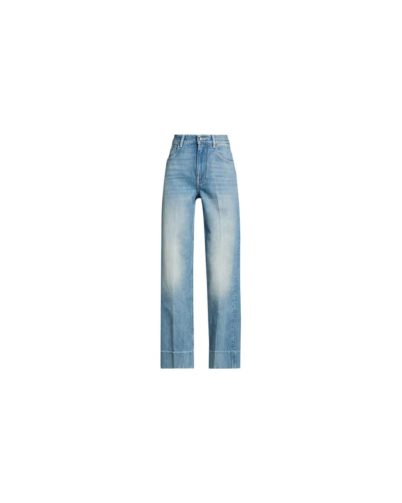 Valentino Garavani CHEZ VALENTINO - HOSEN & RÖCKE - Jeanshosenauf YOOX.COM Blau