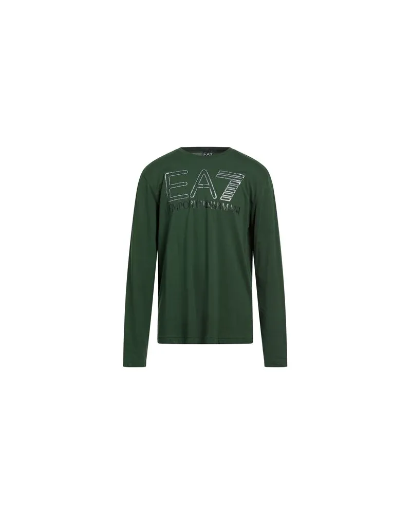 EA7 TOPS - T-shirtsauf YOOX.COM Dunkelgrün