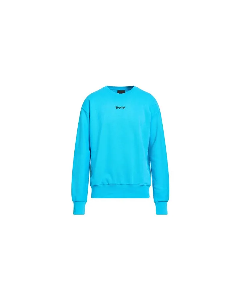 DISCLAIMER TOPS - Sweatshirtsauf YOOX.COM Azurblau