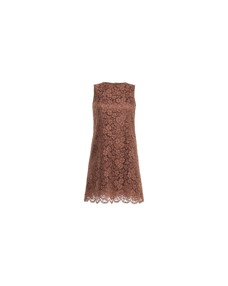 Dolce & Gabbana KLEIDER - Mini-Kleiderauf YOOX.COM Braun
