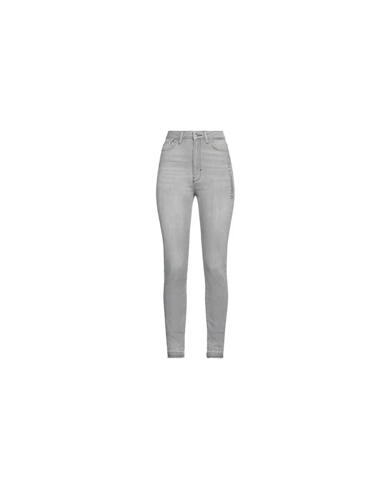 Karl Lagerfeld HOSEN & RÖCKE - Jeanshosenauf YOOX.COM Grau