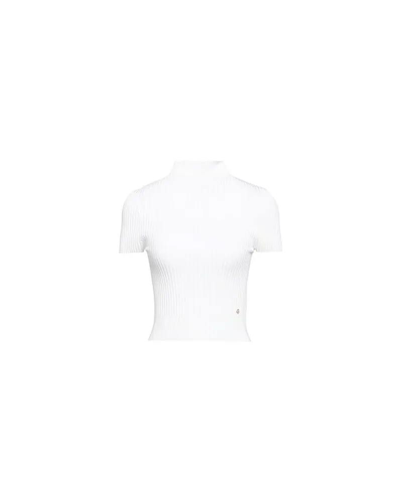Guess STRICKWAREN - Rollkragenpulloverauf YOOX.COM Cremeweiß
