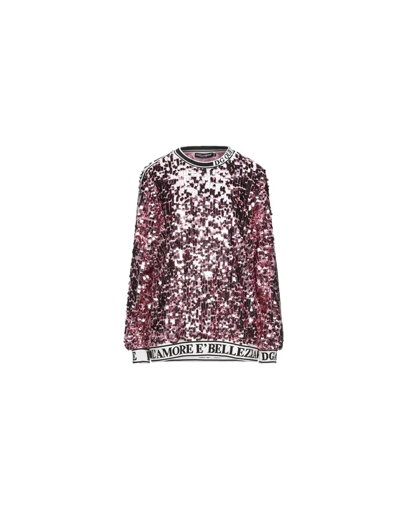 Dolce & Gabbana TOPS - Sweatshirtsauf YOOX.COM Rosa