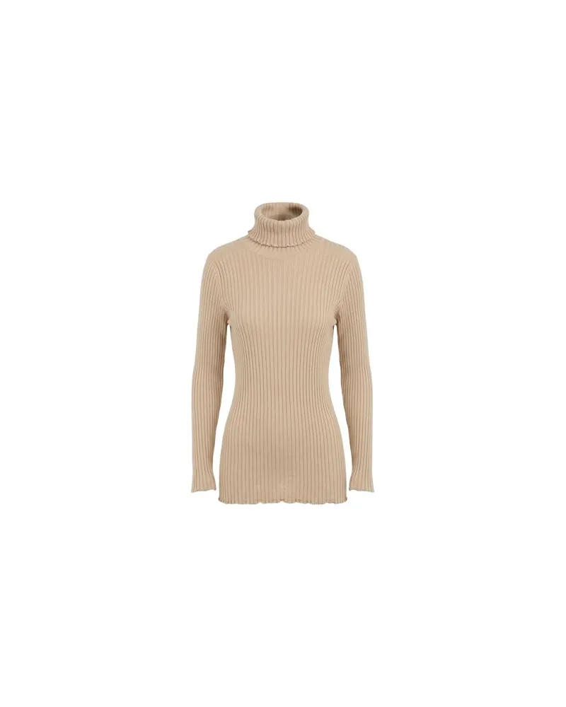 Maison Margiela STRICKWAREN - Rollkragenpulloverauf YOOX.COM Sand