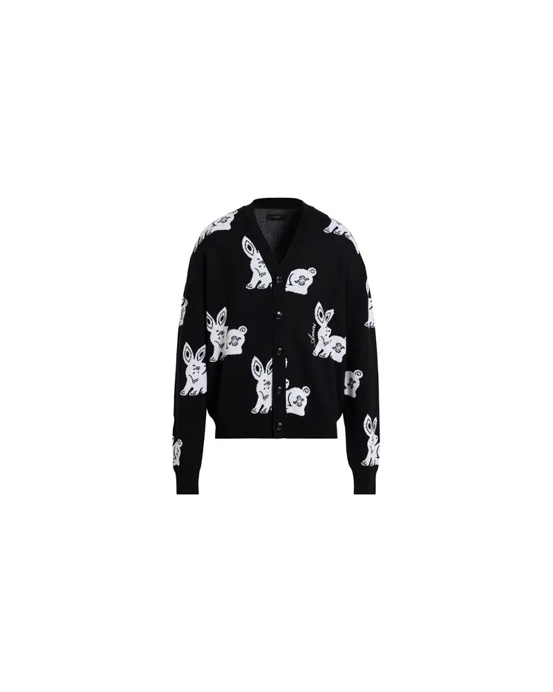 Amiri STRICKWAREN - Strickjackenauf YOOX.COM Schwarz