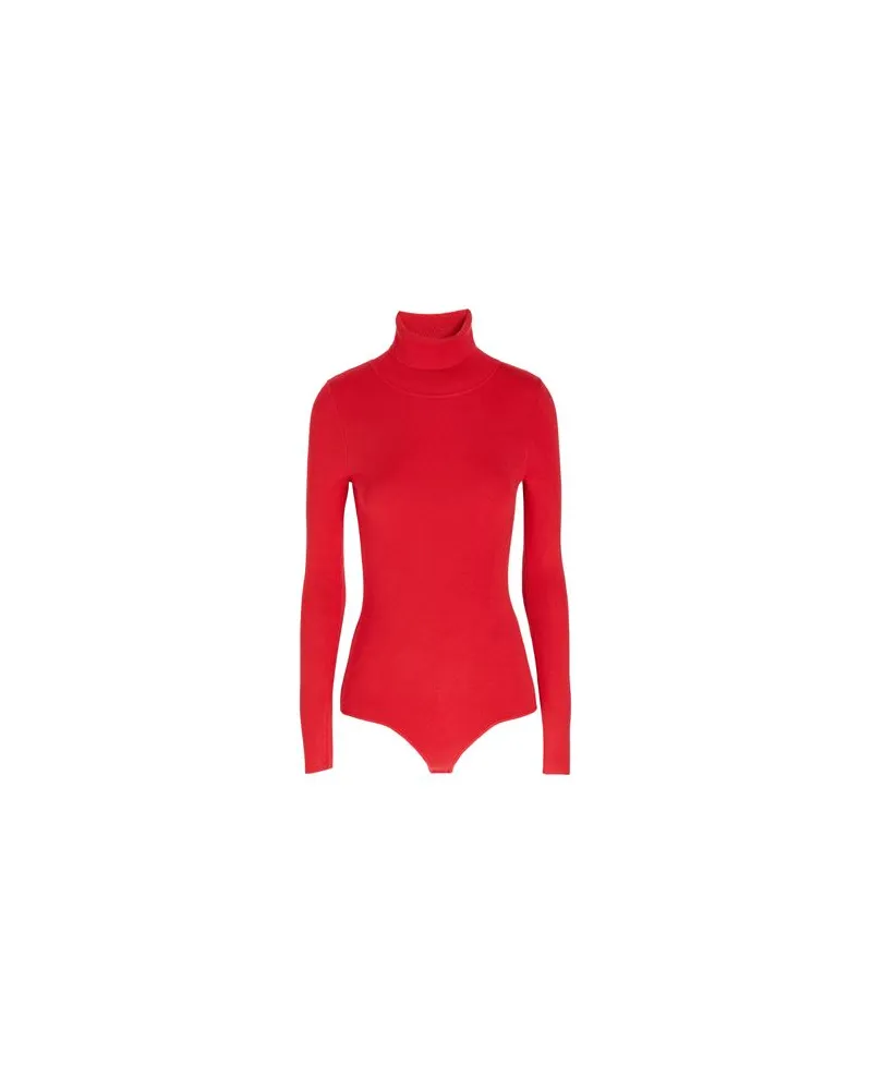 8 by Yoox TURTLENECK KNIT TOP  - STRICKWAREN - Rollkragenpulloverauf YOOX.COM Rot