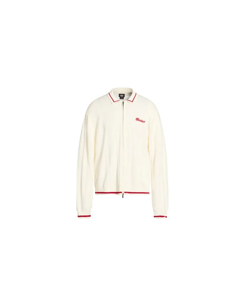 Dickies STRICKWAREN - Strickjackenauf YOOX.COM Cremeweiß