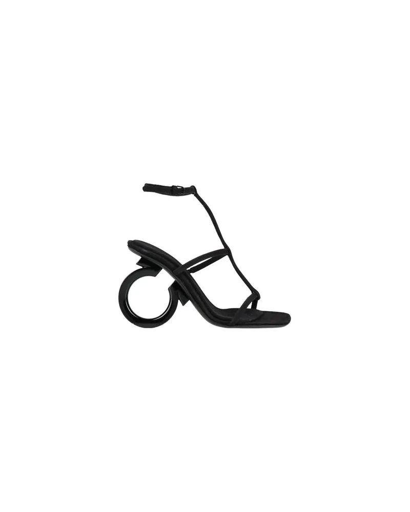 Ferragamo SCHUHE - Sandalenauf YOOX.COM Schwarz