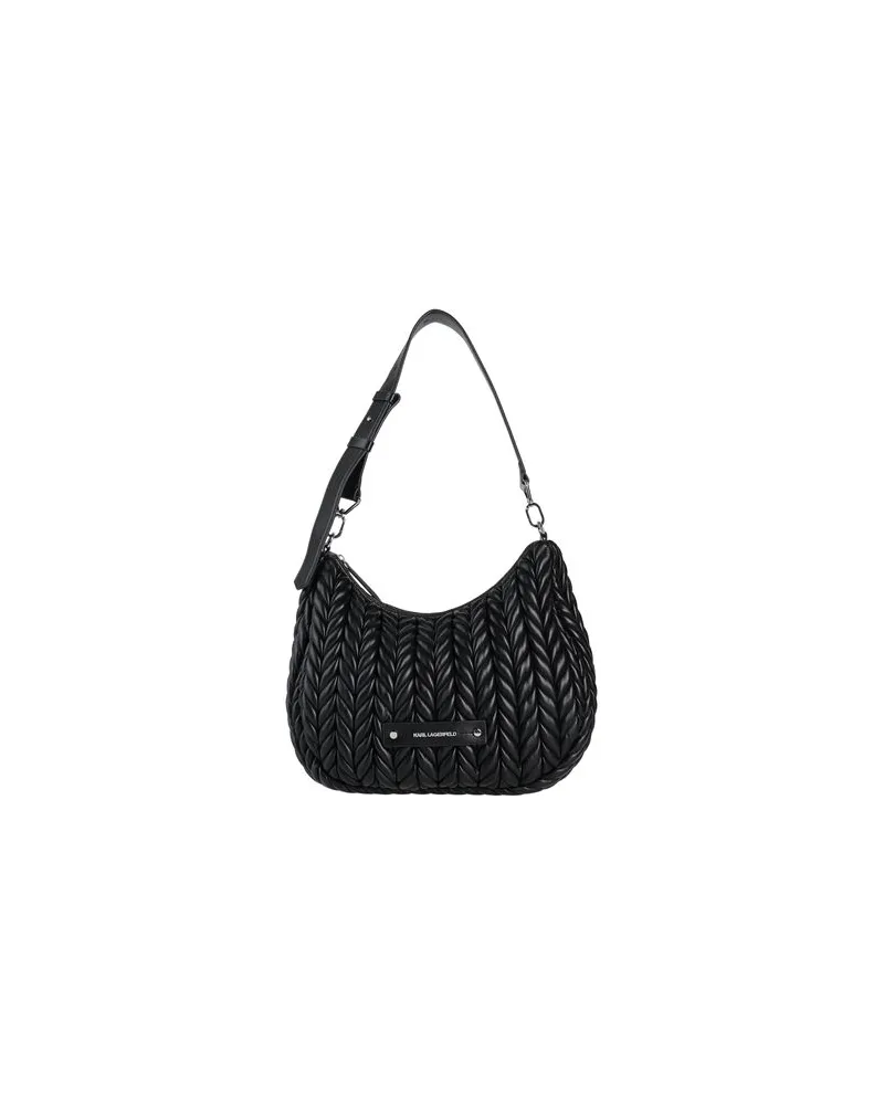 Karl Lagerfeld TASCHEN - Schultertaschenauf YOOX.COM Schwarz