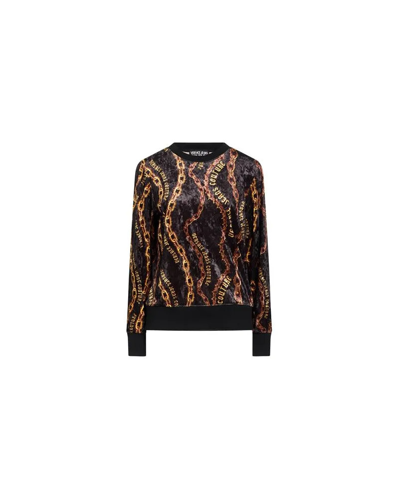 Versace Jeans TOPS - Sweatshirtsauf YOOX.COM Schwarz