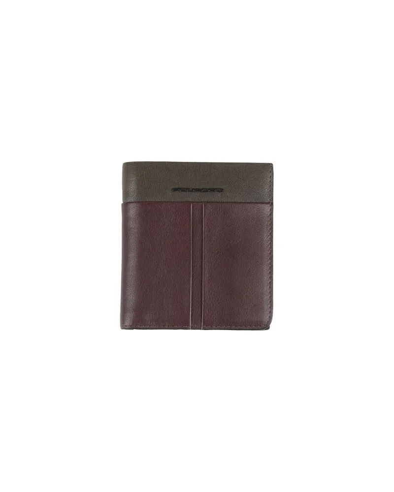 Piquadro Kleinlederwaren - Brieftaschenauf YOOX.COM Dunkelbraun