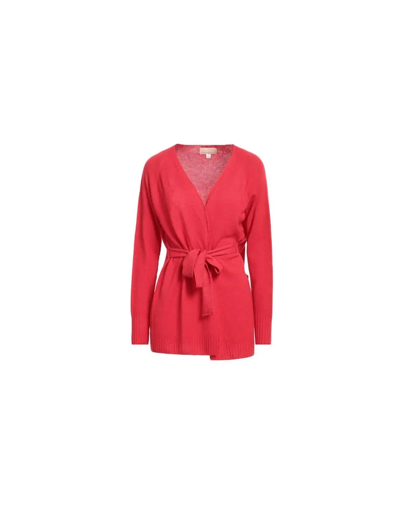 120% Lino STRICKWAREN - Strickjackenauf YOOX.COM Rot