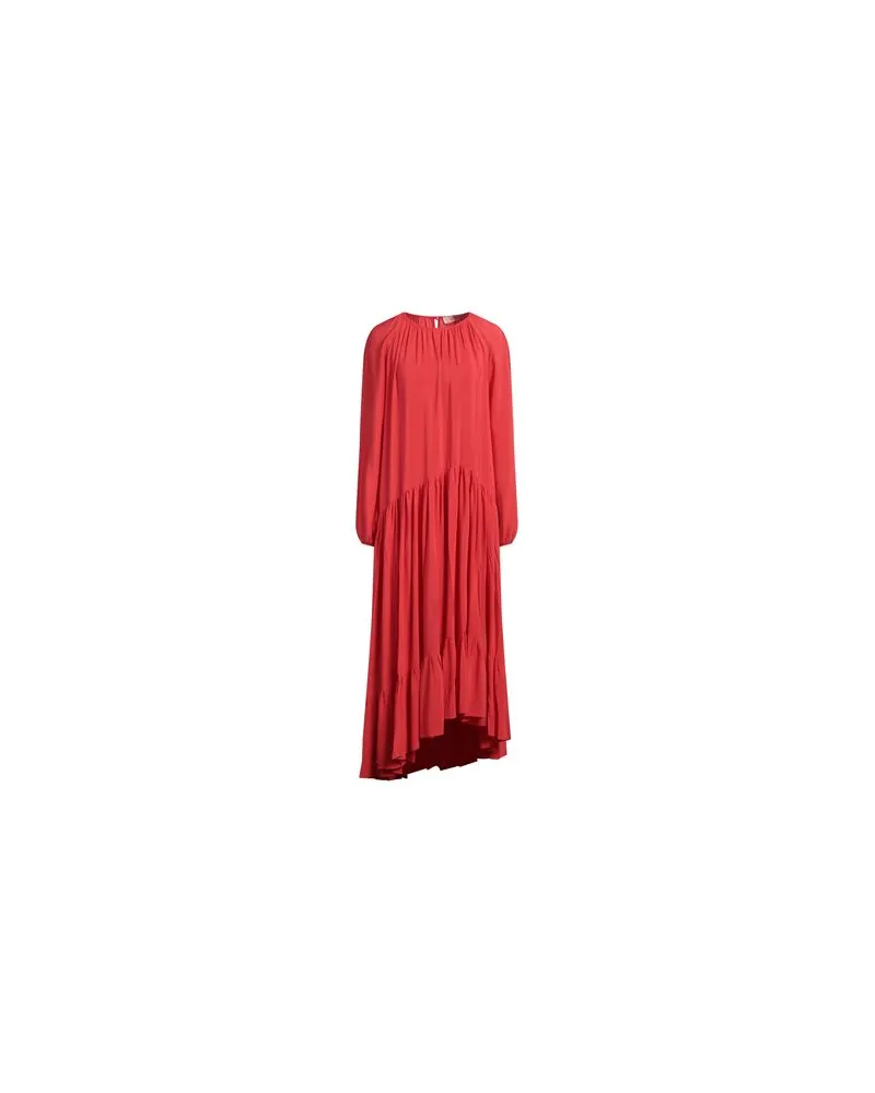 Jucca KLEIDER - Maxi-Kleiderauf YOOX.COM Koralle