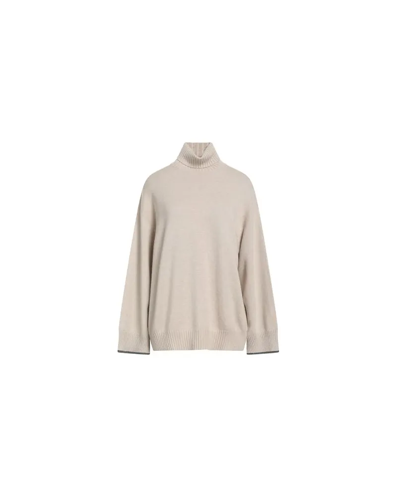 Brunello Cucinelli STRICKWAREN - Rollkragenpulloverauf YOOX.COM Sand