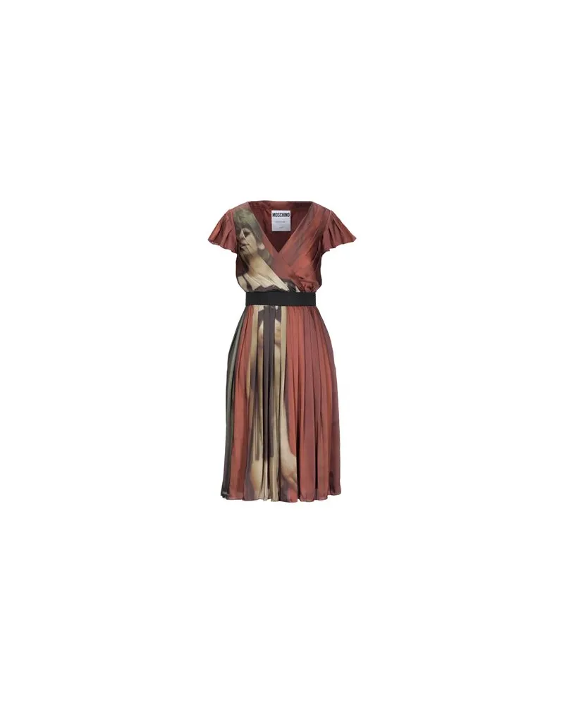 Moschino KLEIDER - Midi-Kleiderauf YOOX.COM Schokobraun