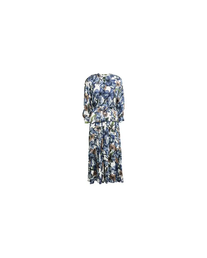 HIGH USE - KLEIDER - Midi-Kleiderauf YOOX.COM Marineblau