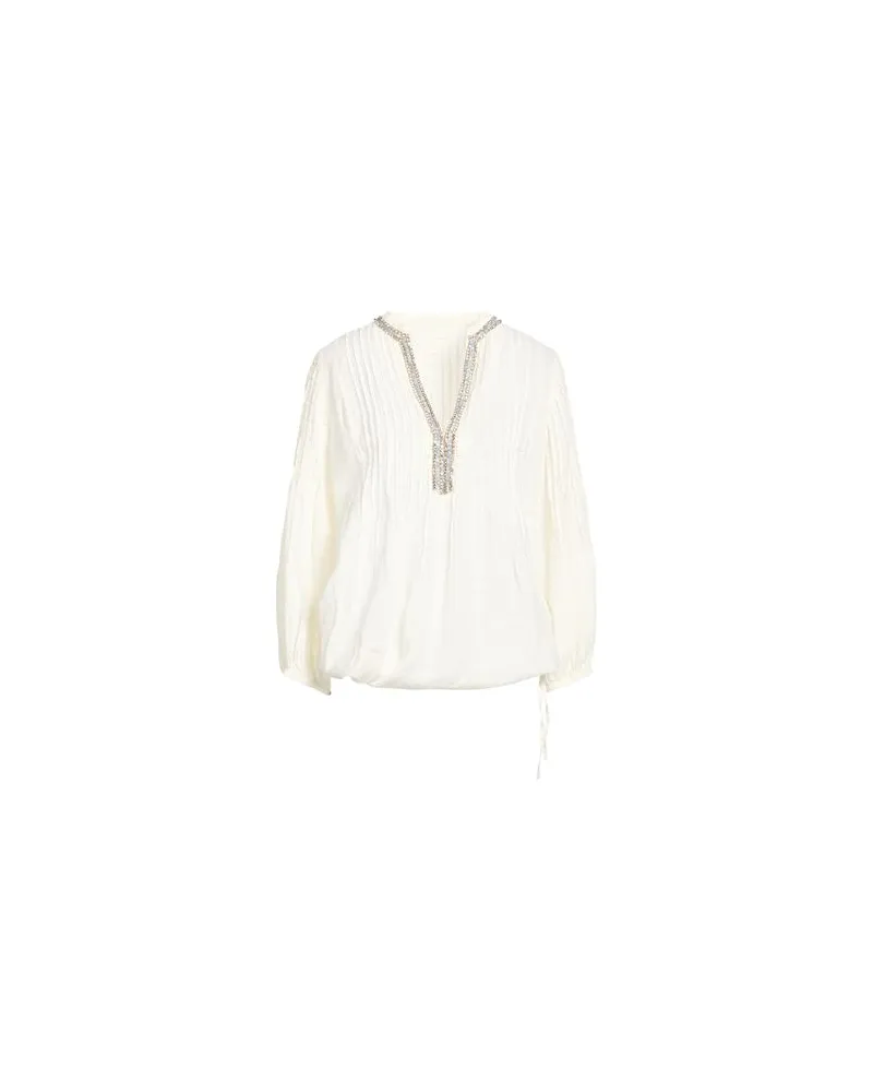 120% Lino TOPS - Topsauf YOOX.COM Cremeweiß