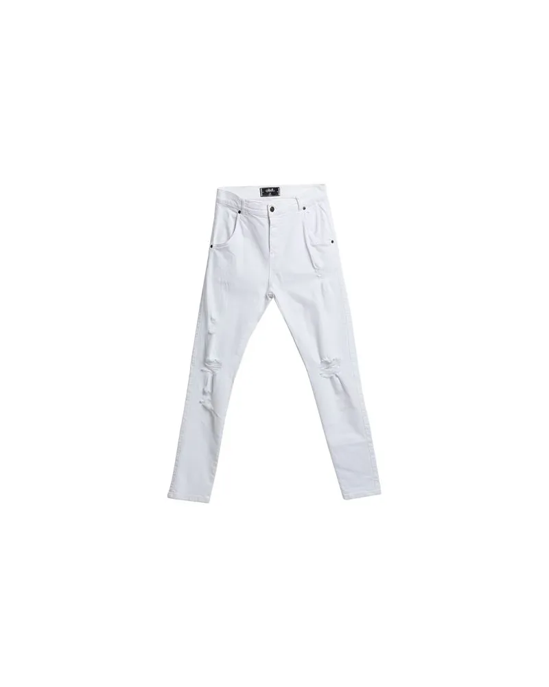 SikSilk HOSEN & RÖCKE - Jeanshosenauf YOOX.COM Weiß