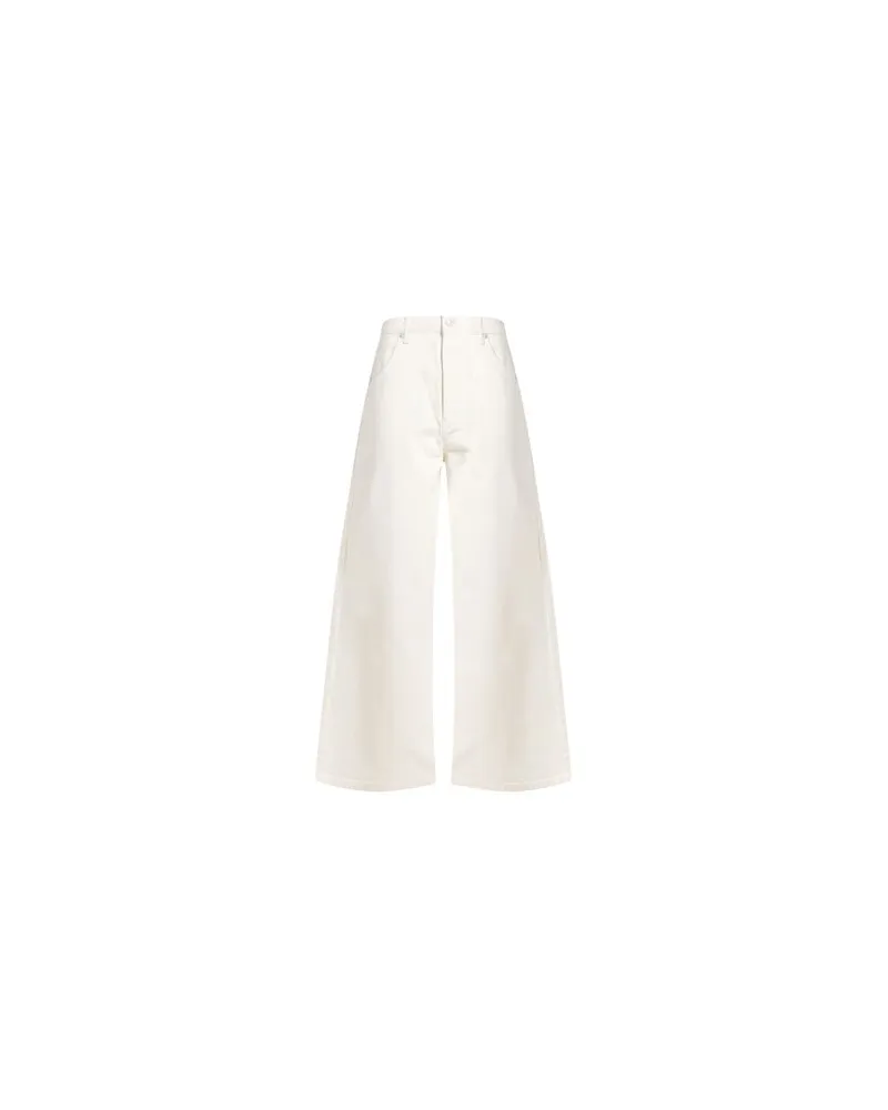 Officine Generale HOSEN & RÖCKE - Jeanshosenauf YOOX.COM Elfenbein