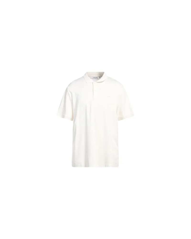 Calvin Klein TOPS - Poloshirtsauf YOOX.COM Cremeweiß