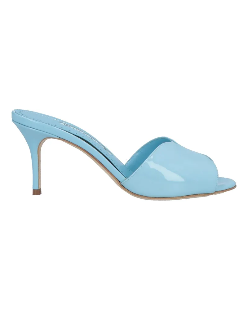 Manolo Blahnik Sandale Himmelblau