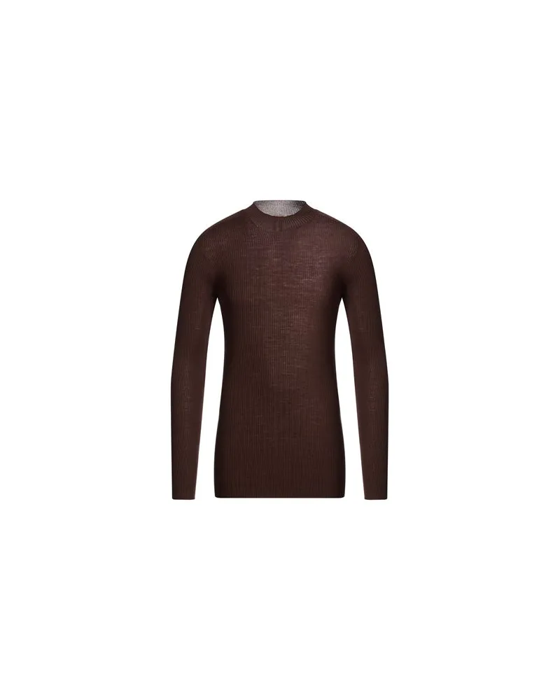 Rick Owens STRICKWAREN - Rollkragenpulloverauf YOOX.COM Schokobraun