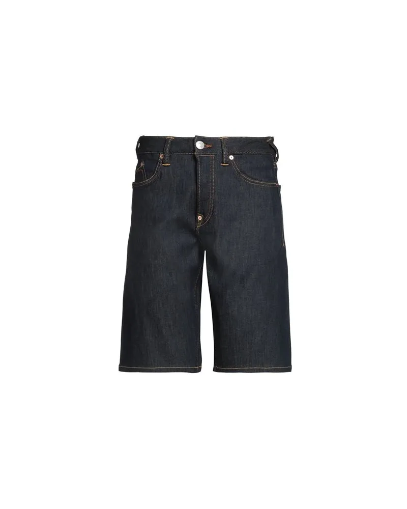 Evisu HOSEN & RÖCKE - Jeansshortsauf YOOX.COM Blau