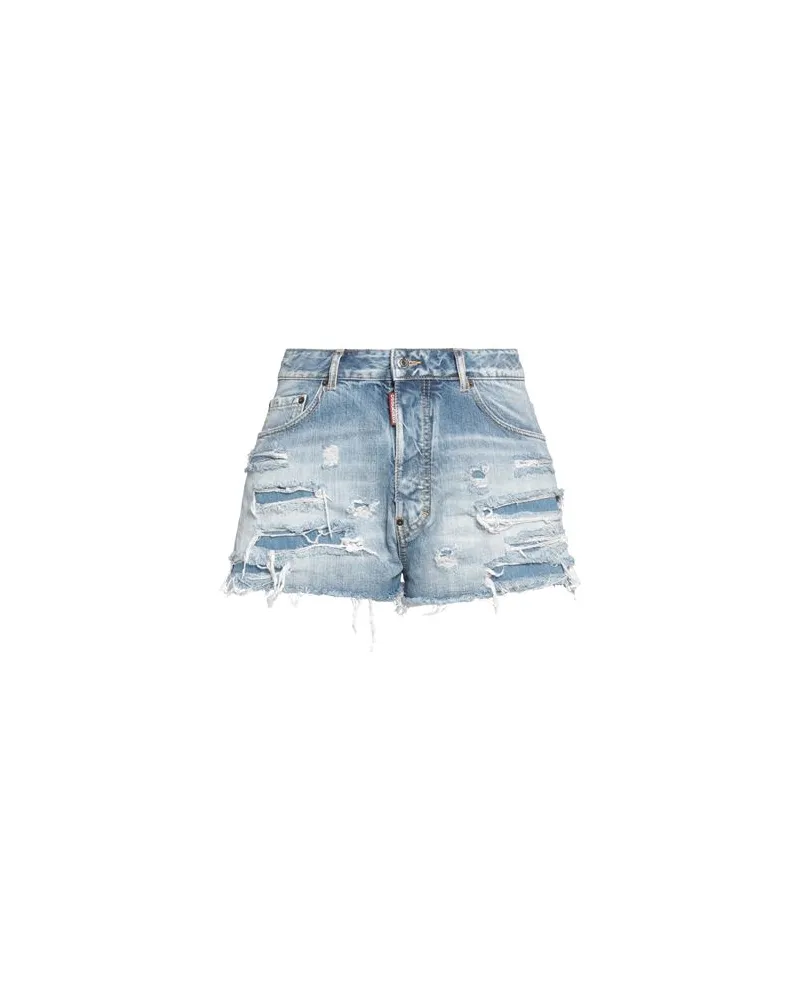 Dsquared2 HOSEN & RÖCKE - Jeansshortsauf YOOX.COM Blau