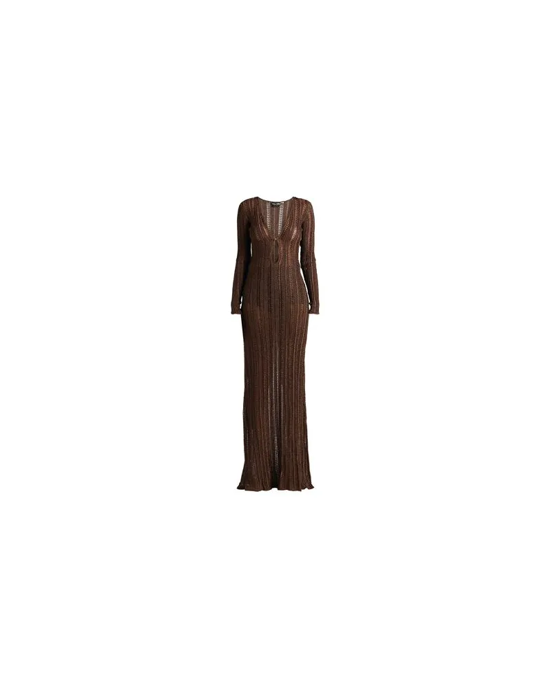Tom Ford KLEIDER - Maxi-Kleiderauf YOOX.COM Dunkelbraun