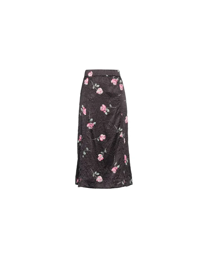 Ganni HOSEN & RÖCKE - Midi-Röckeauf YOOX.COM Schwarz