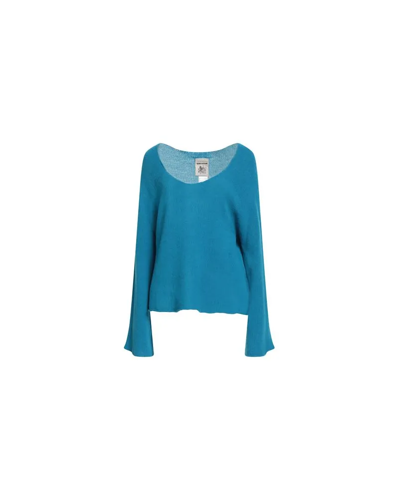Semicouture STRICKWAREN - Pulloverauf YOOX.COM Azurblau