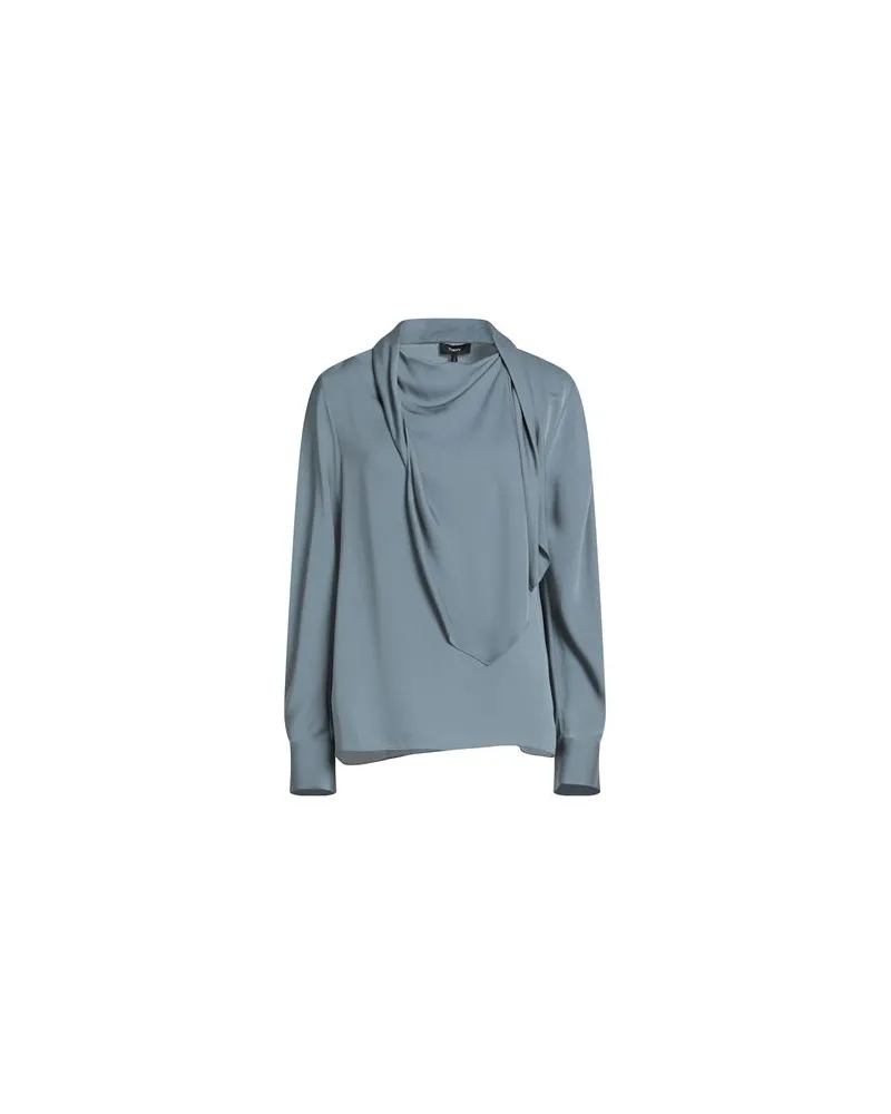 Theory TOPS - Topsauf YOOX.COM Taubenblau