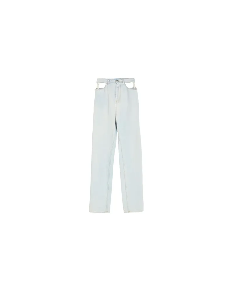 Maison Margiela HOSEN & RÖCKE - Jeanshosenauf YOOX.COM Blau