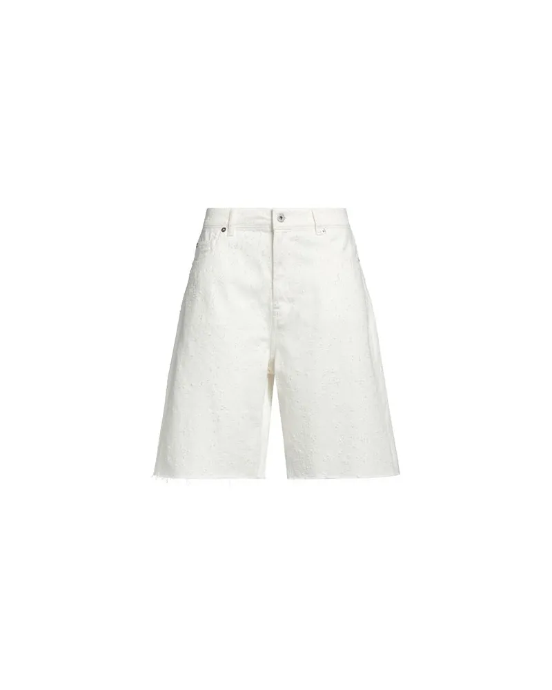 HALFBOY HOSEN & RÖCKE - Jeansshortsauf YOOX.COM Weiß