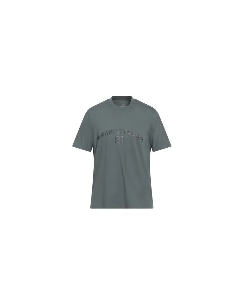 Armani Exchange TOPS - T-shirtsauf YOOX.COM Salbeigrün