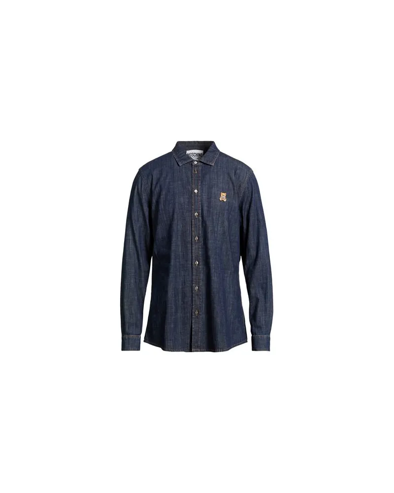 Moschino TOPS - Jeanshemdenauf YOOX.COM Blau
