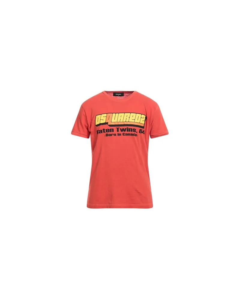 Dsquared2 TOPS - T-shirtsauf YOOX.COM Tomatenrot