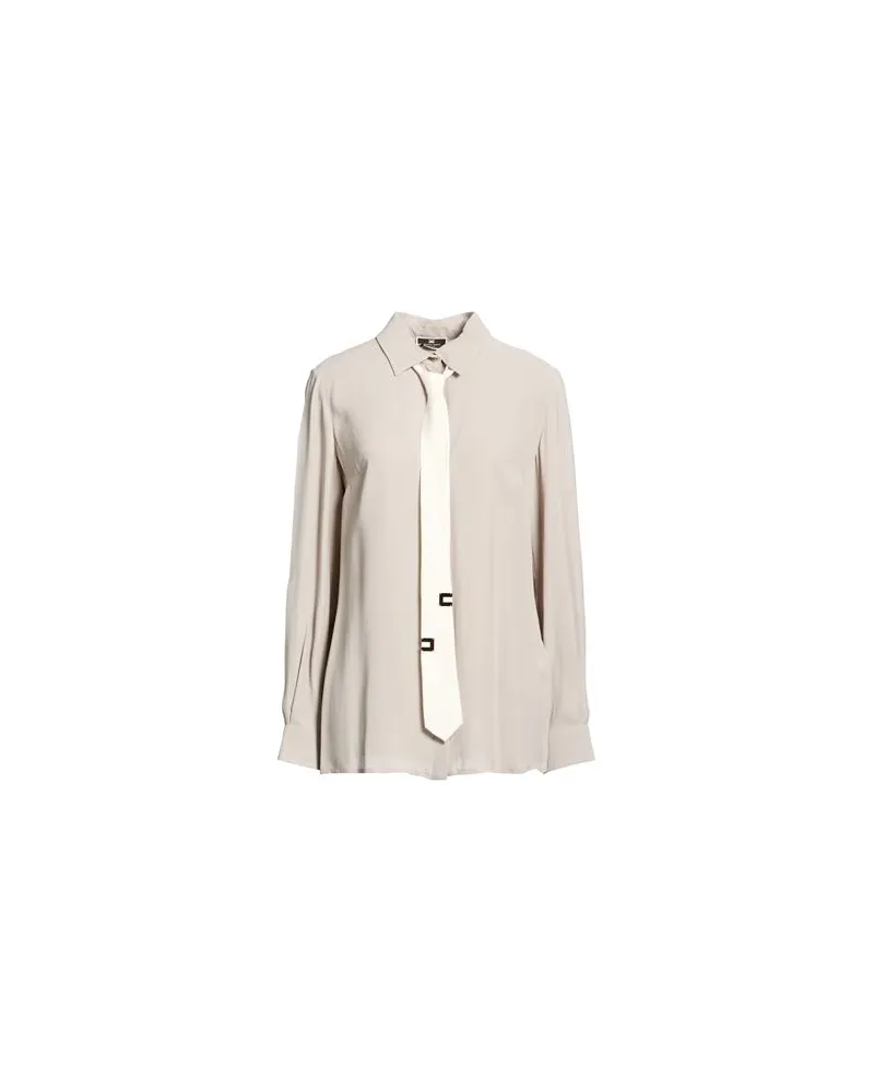 Elisabetta Franchi TOPS - Hemdenauf YOOX.COM Hellgrau