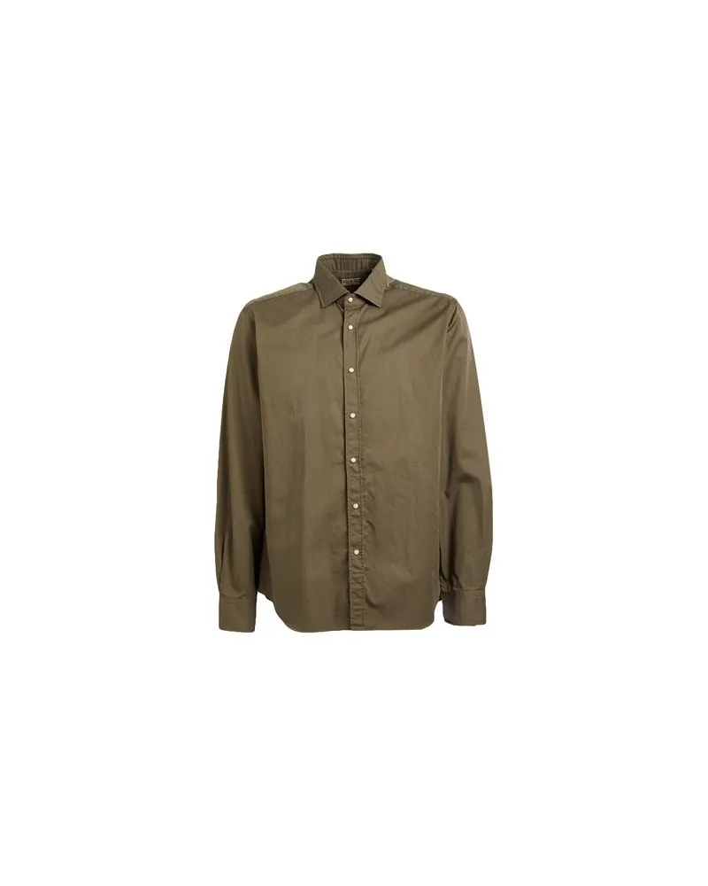 XACUS TOPS - Hemdenauf YOOX.COM Militärgrün
