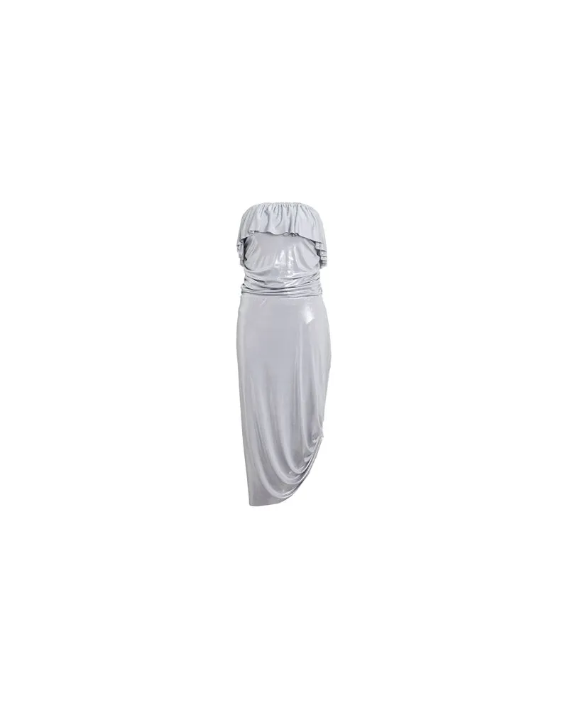 Norma Kamali KLEIDER - Midi-Kleiderauf YOOX.COM Silber