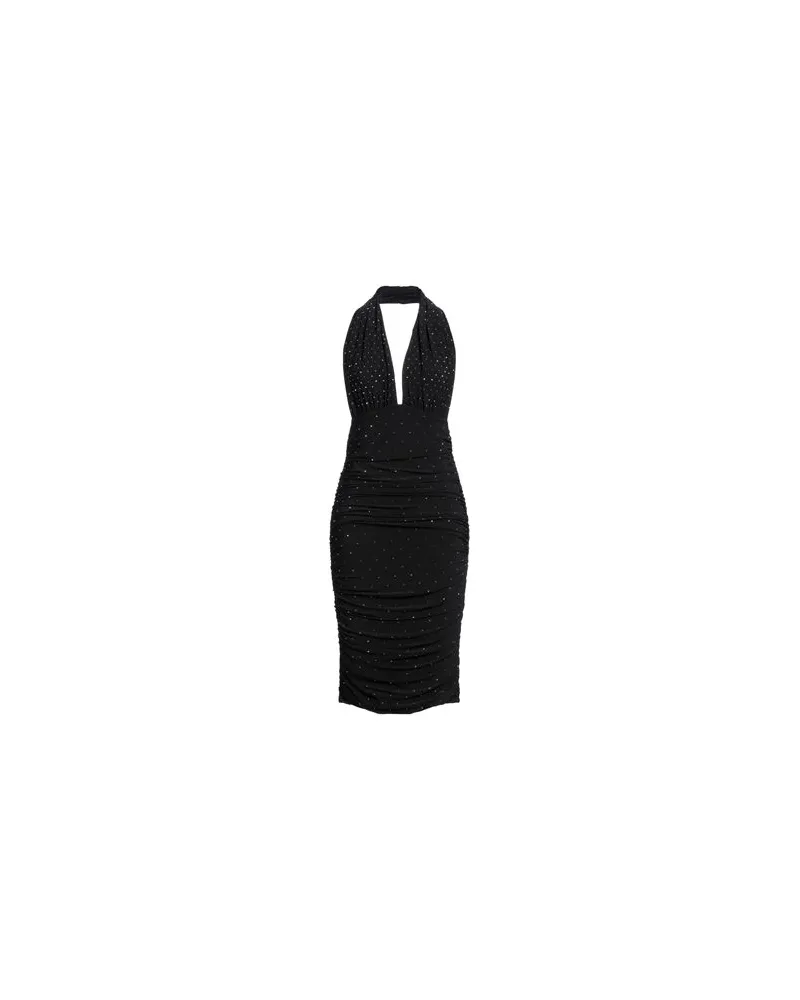 Forever Unique KLEIDER - Midi-Kleiderauf YOOX.COM Schwarz