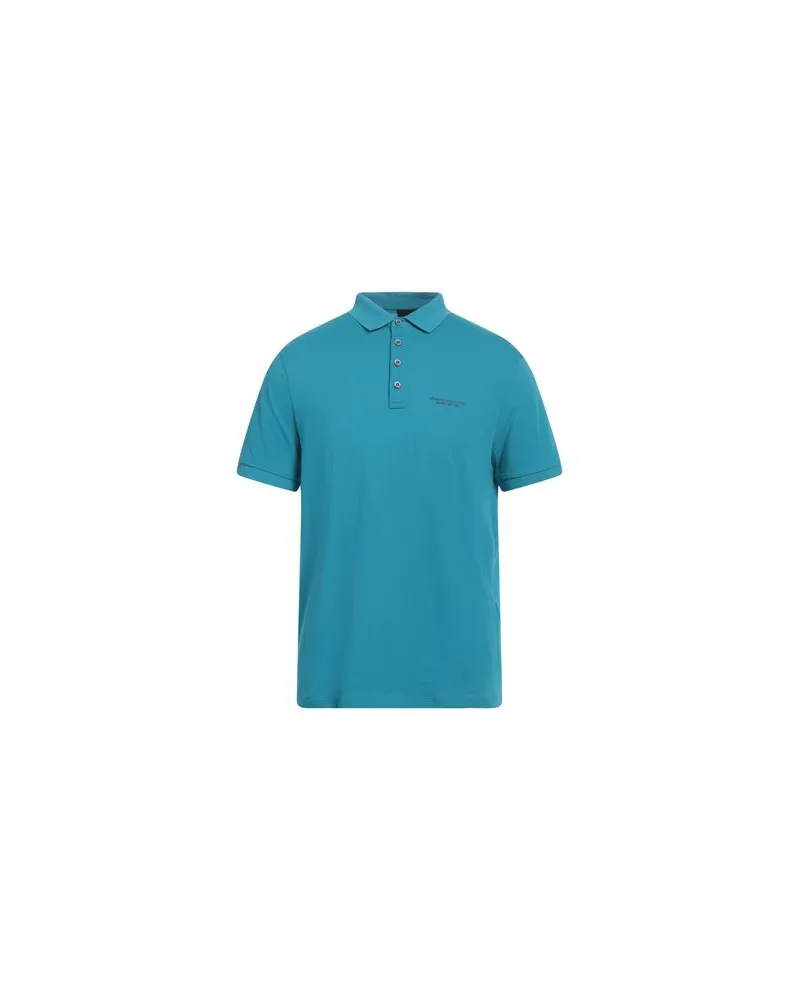 Armani Exchange TOPS - Poloshirtsauf YOOX.COM Aquamarin
