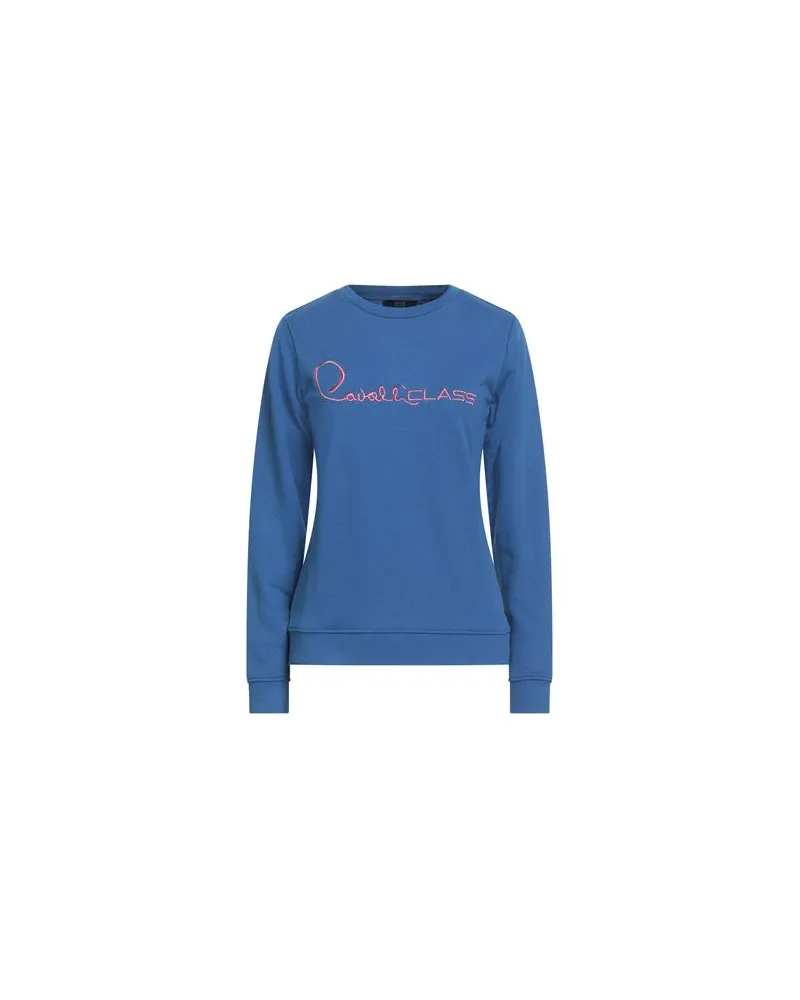 Roberto Cavalli TOPS - Sweatshirtsauf YOOX.COM Taubenblau