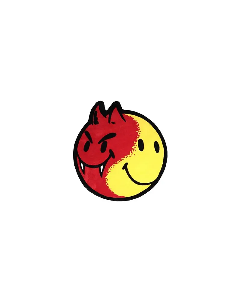 Market SMILEY GOOD AND EVIL RUG  - MÖBEL - Teppicheauf YOOX.COM Gelb