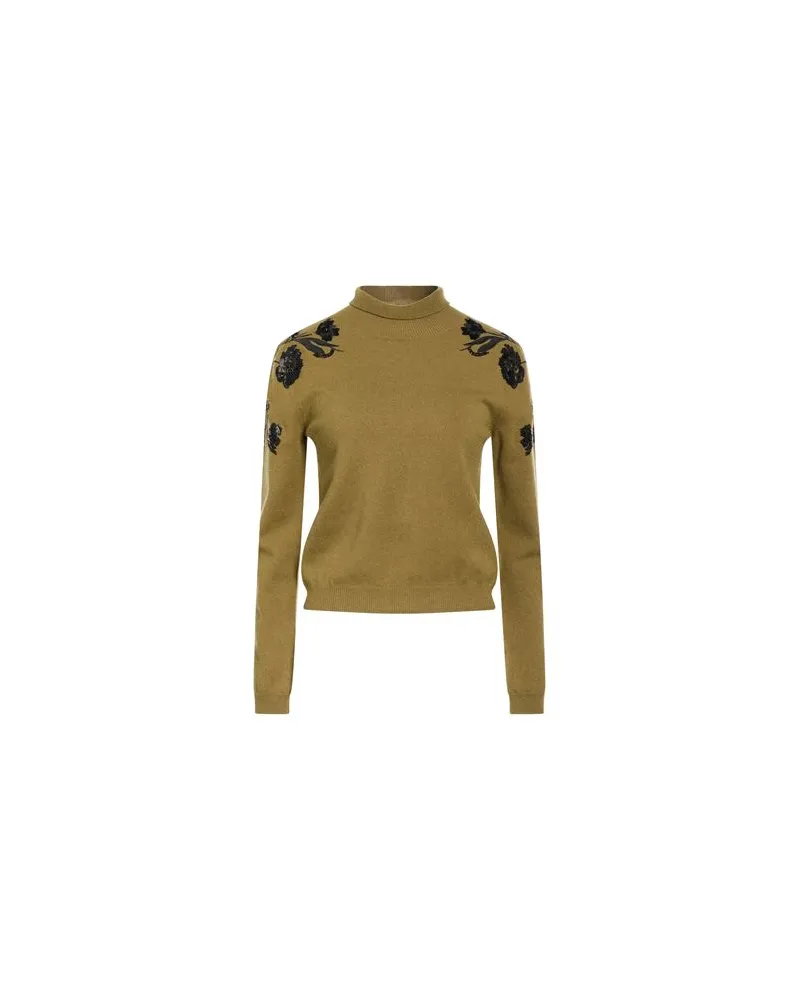 Ermanno Scervino STRICKWAREN - Rollkragenpulloverauf YOOX.COM Militärgrün