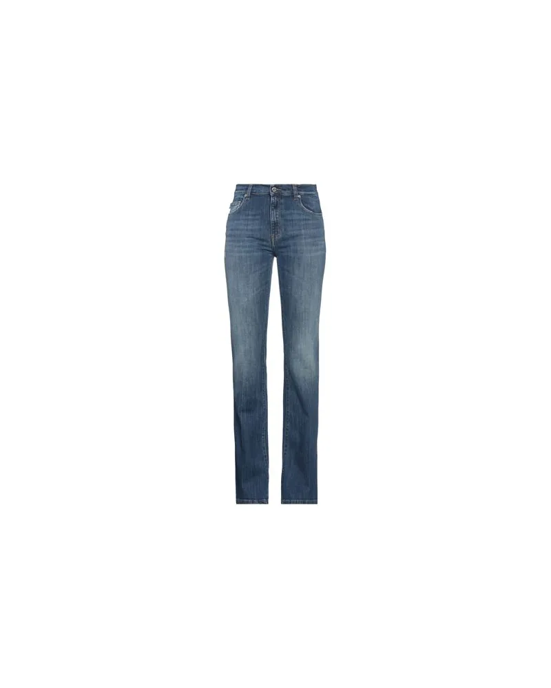 Moschino HOSEN & RÖCKE - Jeanshosenauf YOOX.COM Blau